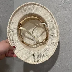 Vintage Village Hat Shop Safari Hat Womens Floral Band Retro Vintage Village Hat Shop Safari Hat Womens Floral Band Retro  main image 4